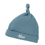 Bonnet naissance bébé mixte gravé prénom