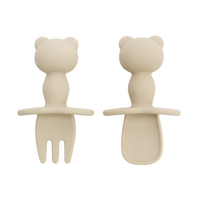 Couverts apprentissage repas bébé silicone