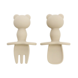 Couverts apprentissage repas bébé silicone