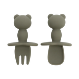 Couverts bébé silicone souple sans BPA