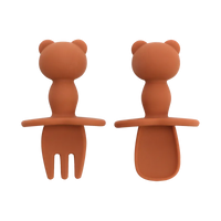 Cuillère bébé silicone souple et sûre