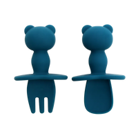 Cuillère silicone bébé avec embout souple
