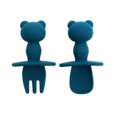 Cuillère silicone bébé avec embout souple